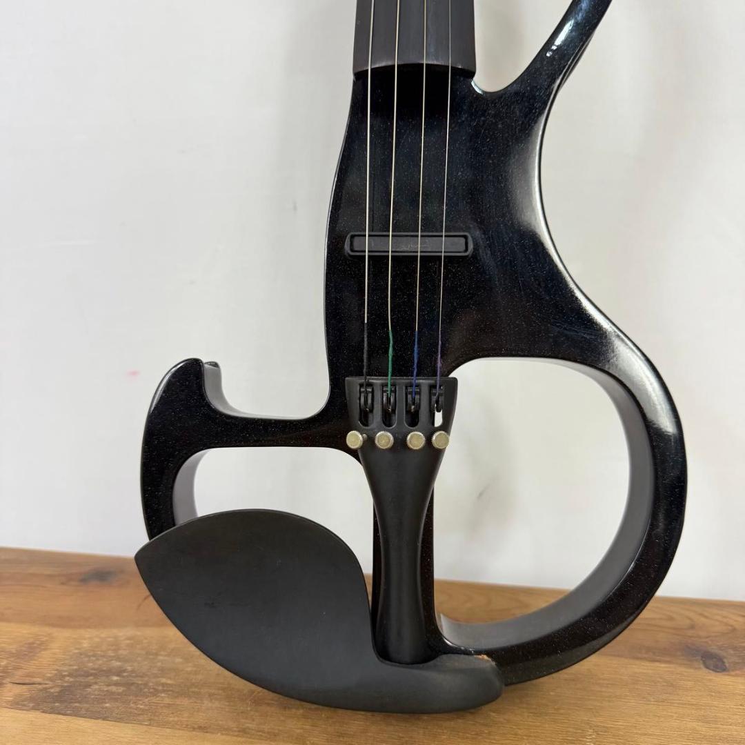 【美品】hallstatt サイレントバイオリン CV-210E エレキ 黒