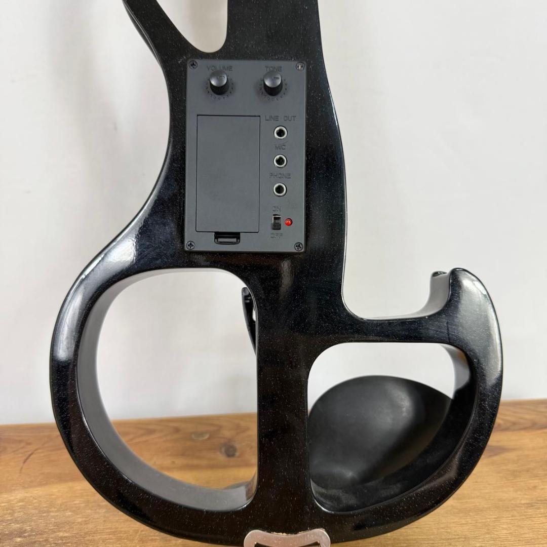 【美品】hallstatt サイレントバイオリン CV-210E エレキ 黒