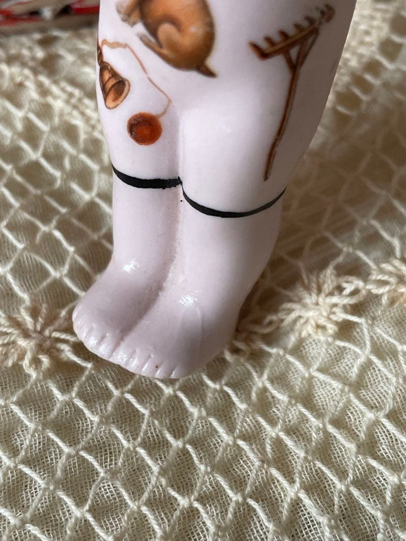 *:・ レア　ピンクのオールビスクドール　　　ポーセリンドール　*:・