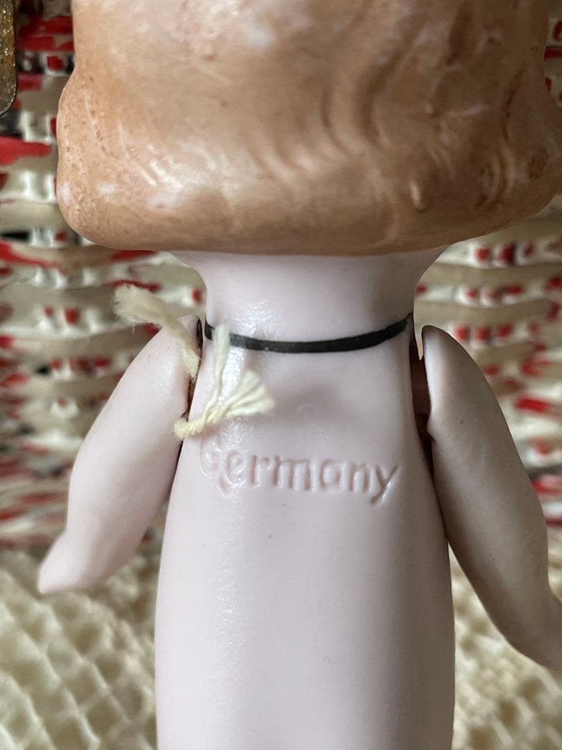 *:・ レア　ピンクのオールビスクドール　　　ポーセリンドール　*:・