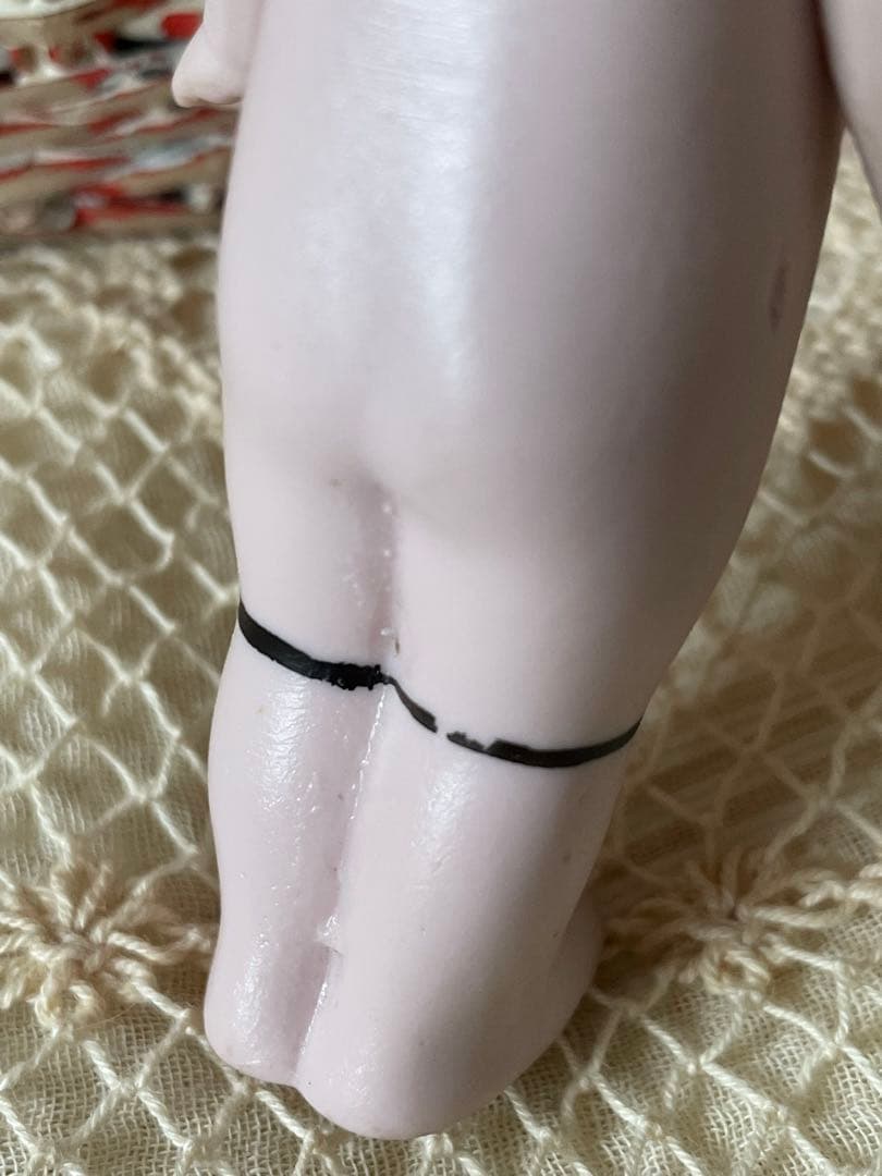 *:・ レア　ピンクのオールビスクドール　　　ポーセリンドール　*:・