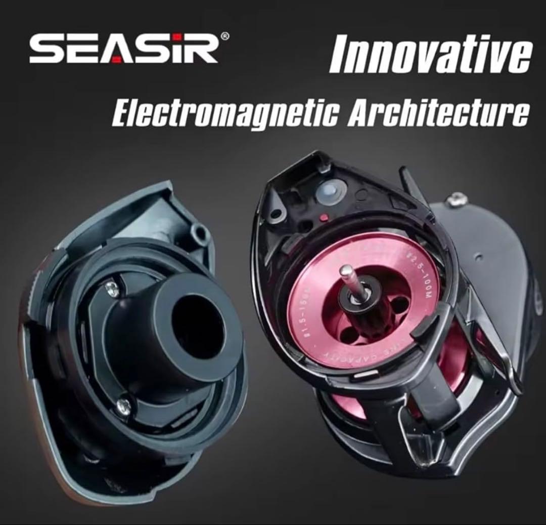 未使用 SEASIR DCast ベイトリール 左ハンドル 即日発送 シーサーの
