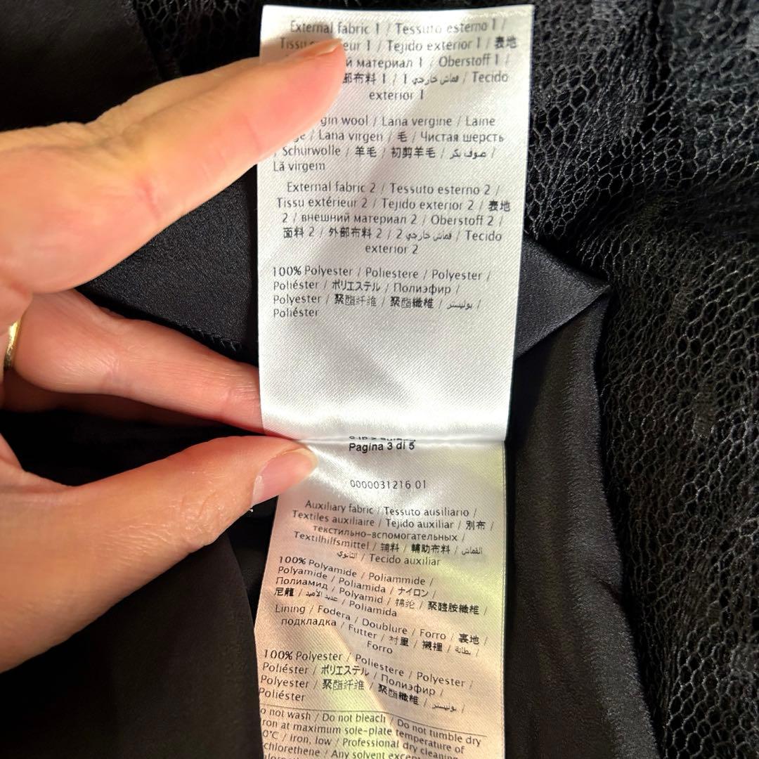 試着のみ未使用品　レッドヴァレンチノ　ウール100%ニット×レース　ワンピース