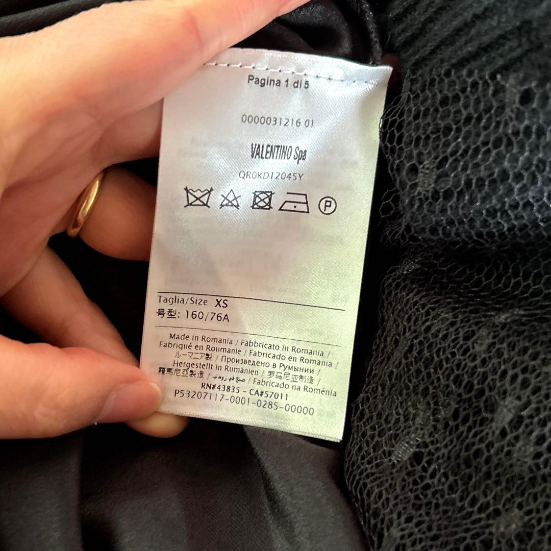 試着のみ未使用品　レッドヴァレンチノ　ウール100%ニット×レース　ワンピース