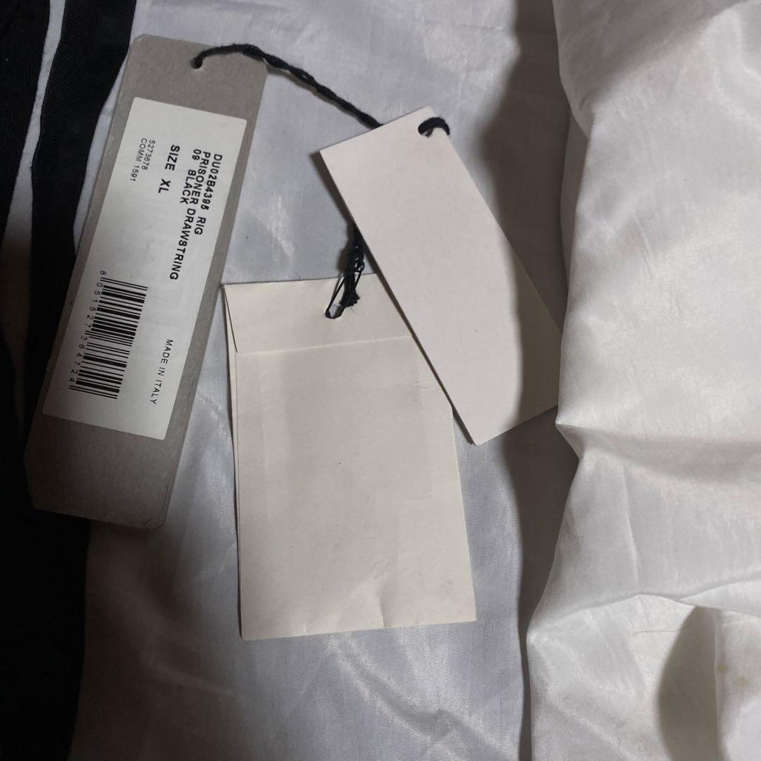 リックオウエンス　ダークシャドウ　drawstring XL du02b4395