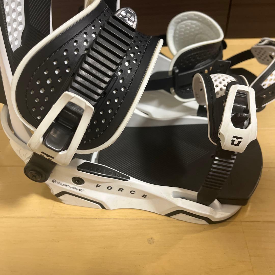 UNION スノーボード ビンディング ホワイト/ブラック