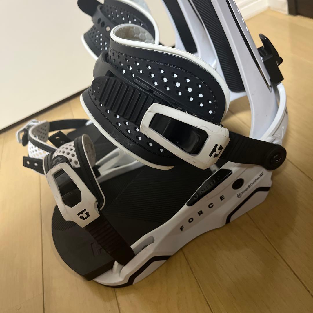 UNION スノーボード ビンディング ホワイト/ブラック