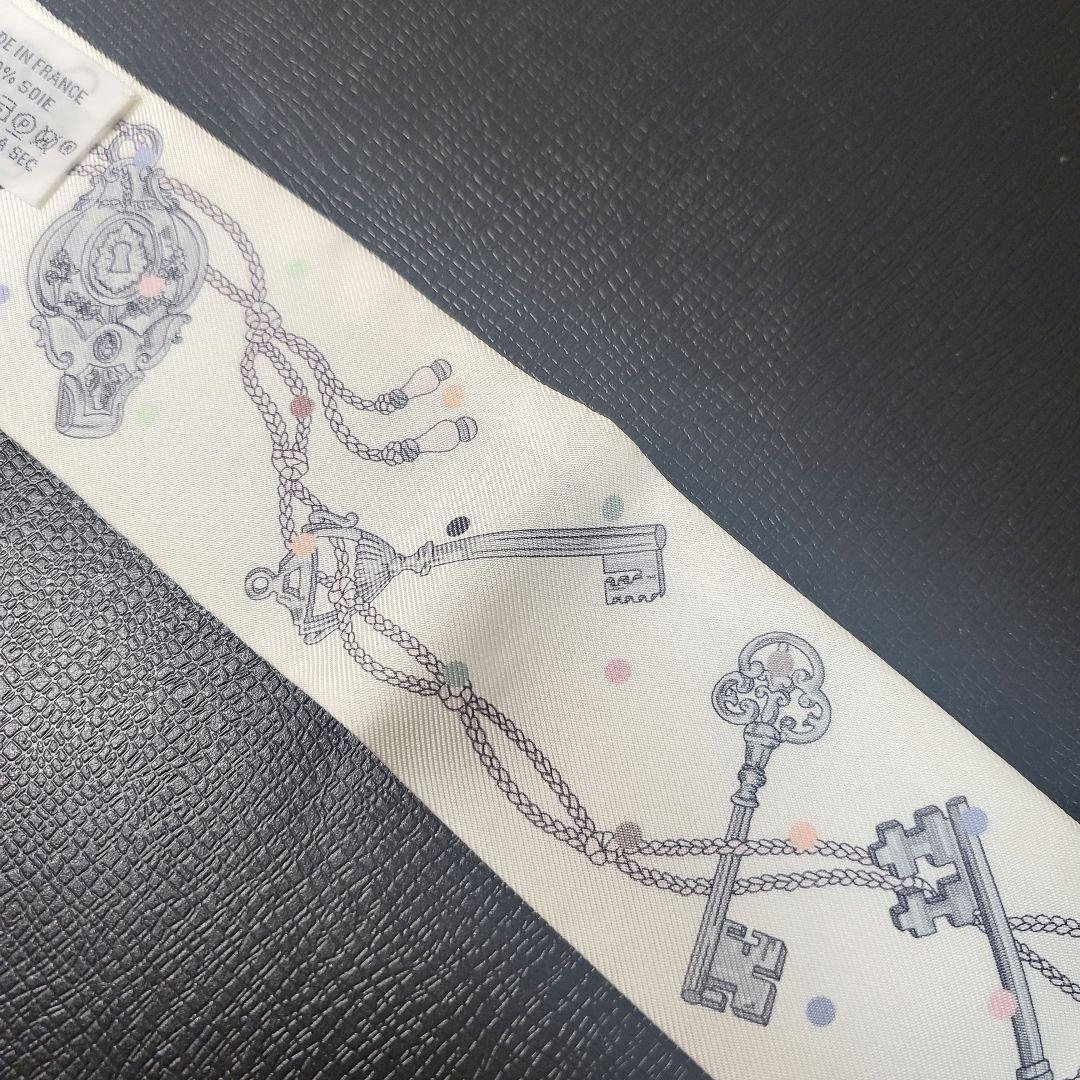 HERMES ツイリー　レクレポア　白