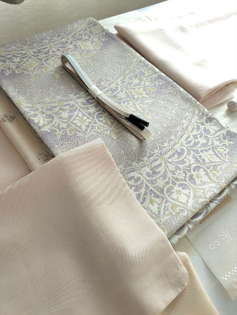 正絹西陣織まいづるティアラ文様豪華袋帯