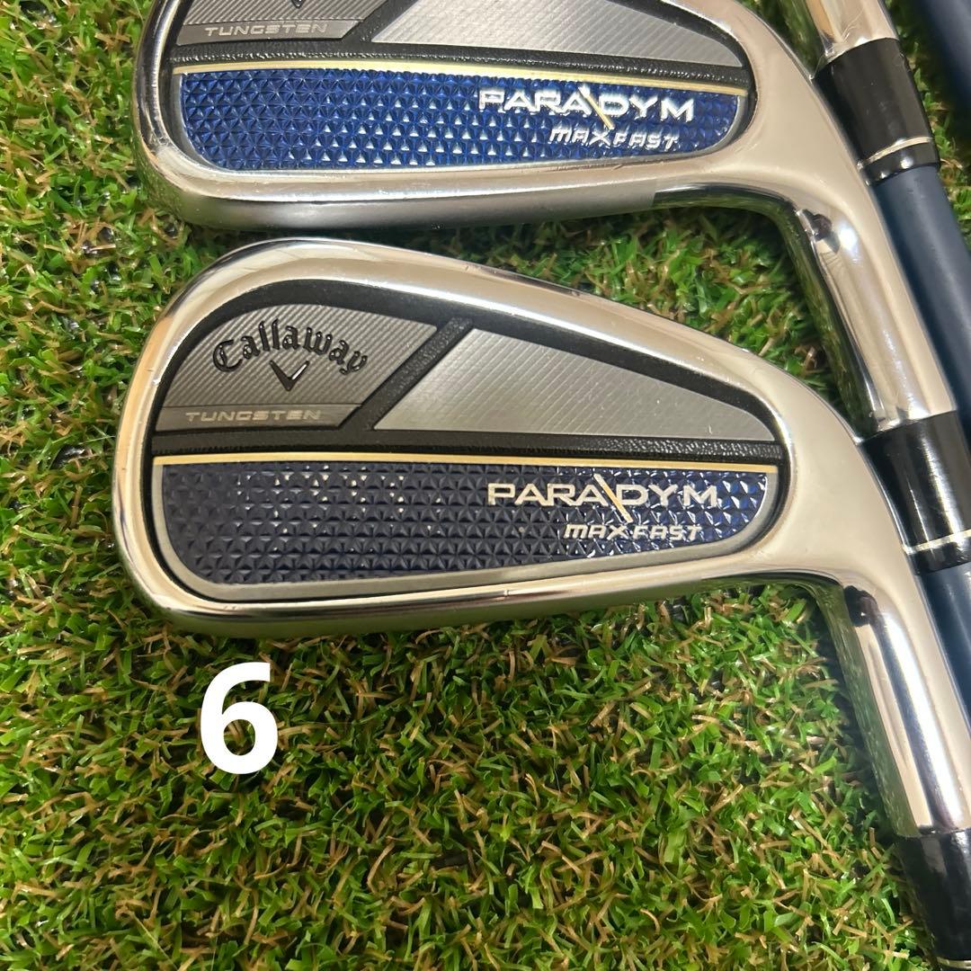 s*5様 キャロウェイ パラダイム MAXFAST PARADYM アイアンセッ