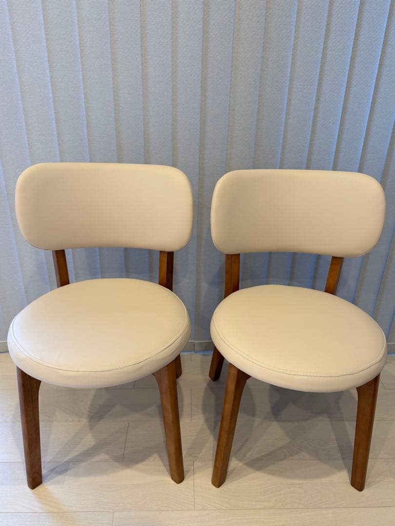 ダイニングチェア2脚セット 食卓椅子 木製 リビングチェア 背もたれ付き