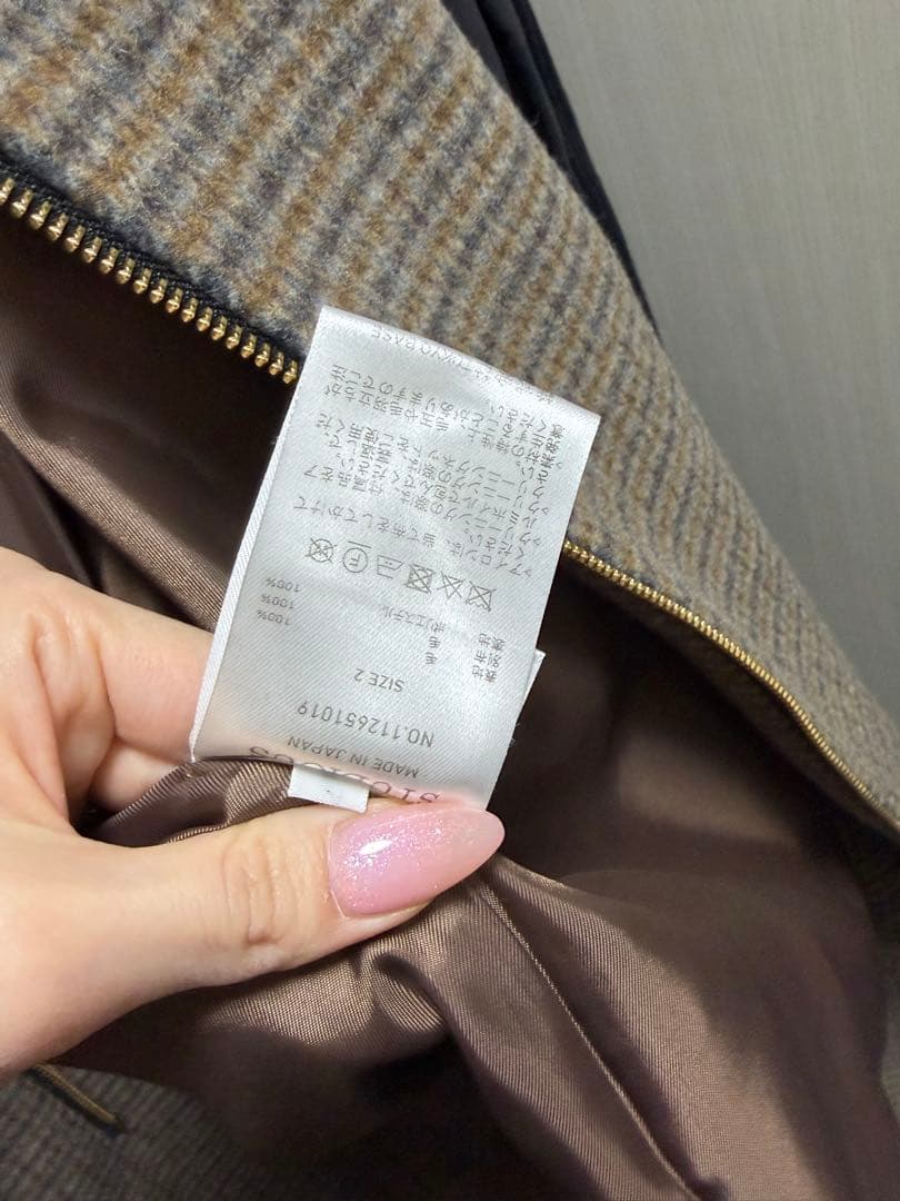 タイムセールCULLNI チェック柄チェスターコート