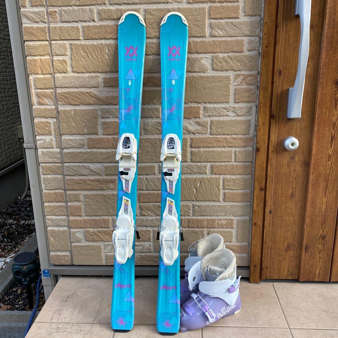 子ども用 ジュニア スキーセット（板110cm スキーブーツ22cm） - メルカリ