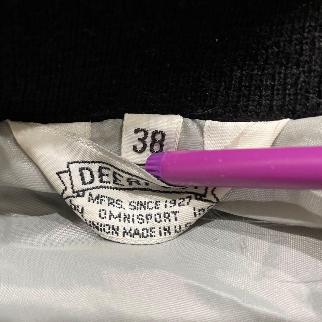 70s 80s USA製 ディアフット DEERFOOT スタジャン 38