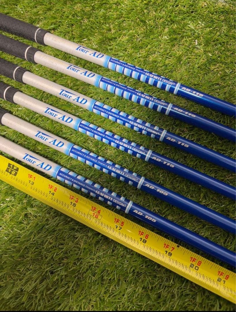 ツアーAD　AD-105 115 X フレックス　5-PW　アイアン用　6本