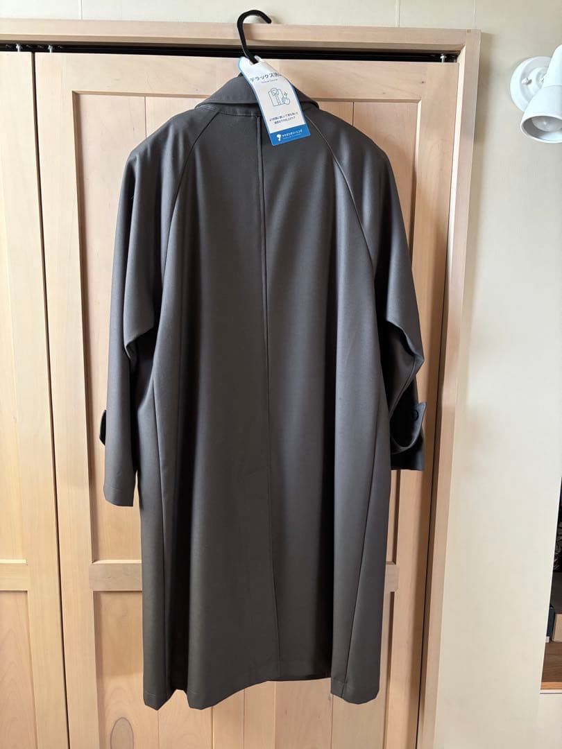 新見本工場 3日で1反コート メリノウール サイレントグレーサイズ2 尾