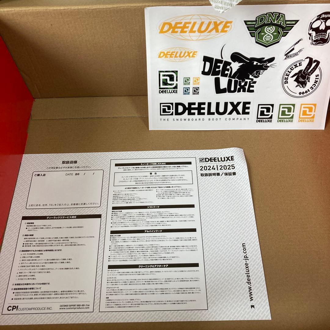 24-25モデルDEELUXE EMPIRE 25.5cm CTFサーモインナー