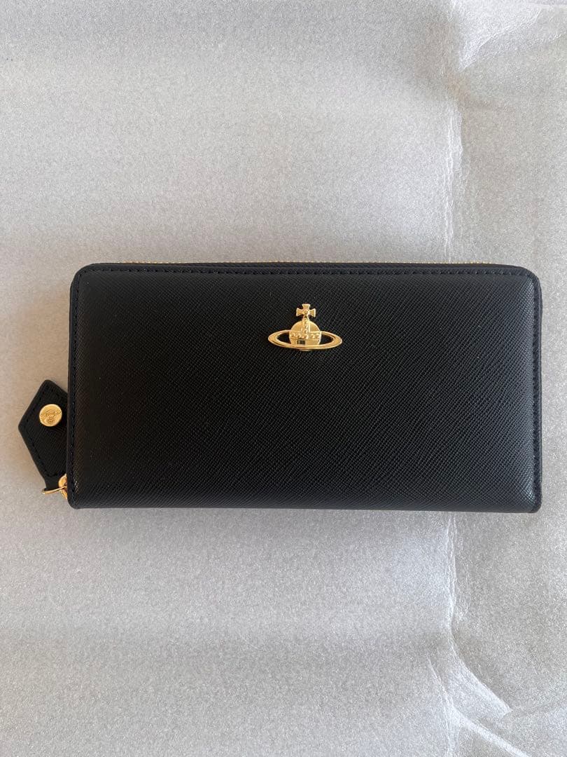 【未使用品】 Vivienne Westwood ブラック 長財布 箱付