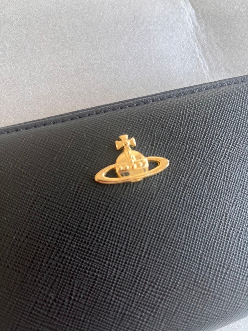 【未使用品】 Vivienne Westwood ブラック 長財布 箱付