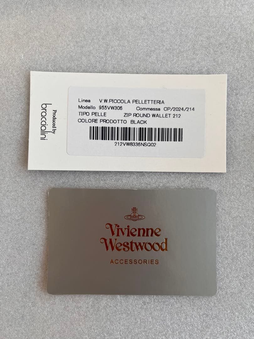 【未使用品】 Vivienne Westwood ブラック 長財布 箱付