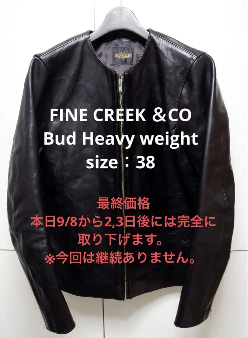 美品】FINE CREEK & Co. Bud ホースハイド38