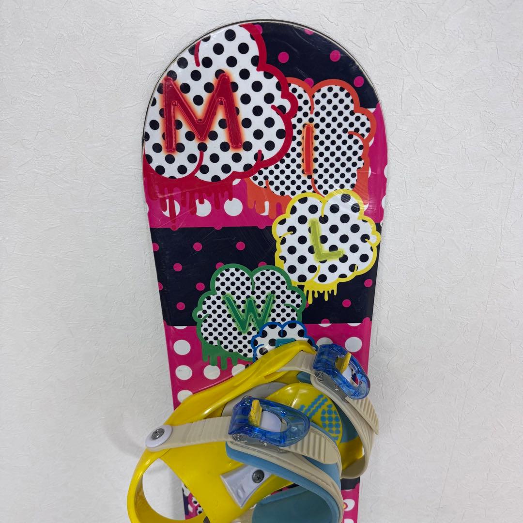 訳ありIGNIO キッズ スノーボードセット 100cm サロモンブーツ20cm