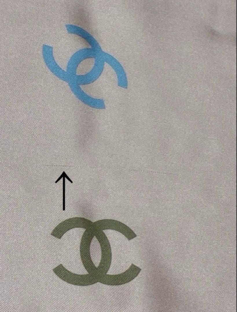 CHANEL シャネル　スカーフ　90 ピンク　赤　ブルー　ココマーク　正規品