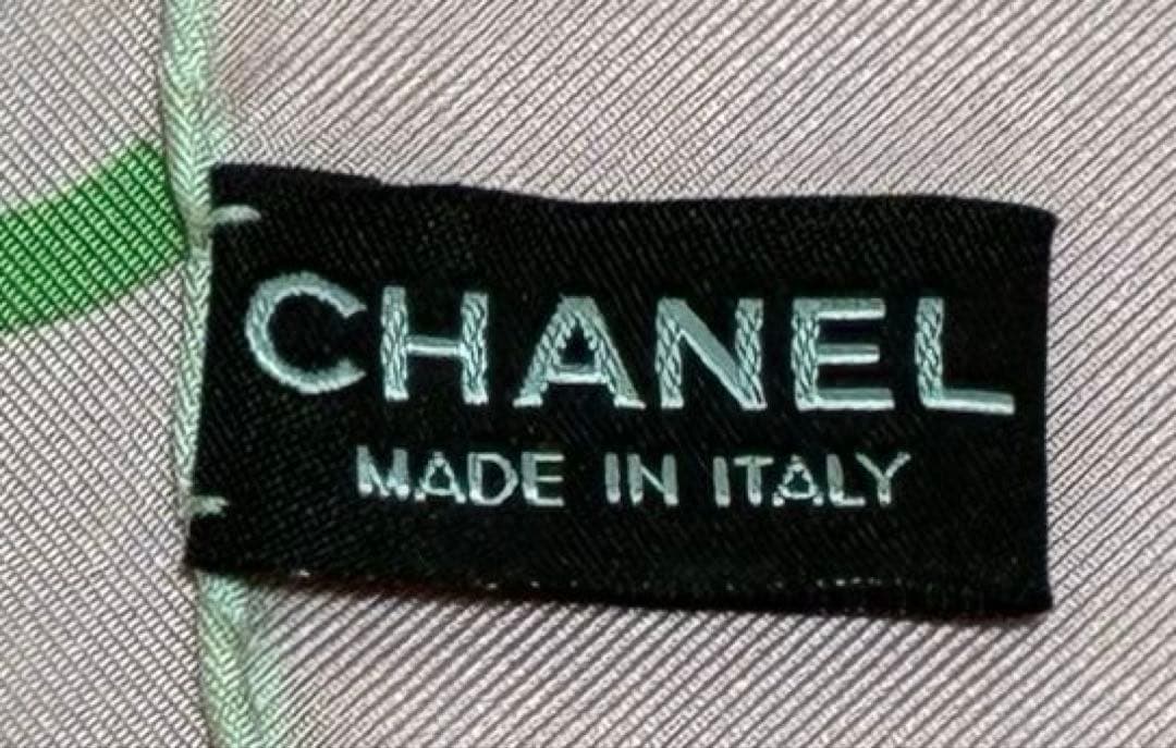 CHANEL シャネル　スカーフ　90 ピンク　赤　ブルー　ココマーク　正規品