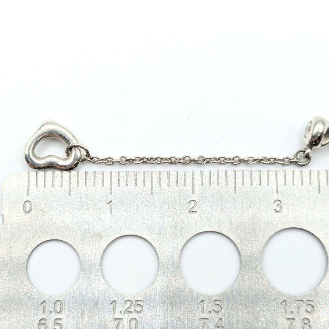 ティファニー オープンハート バイザヤード スウィング ピアス Ag925