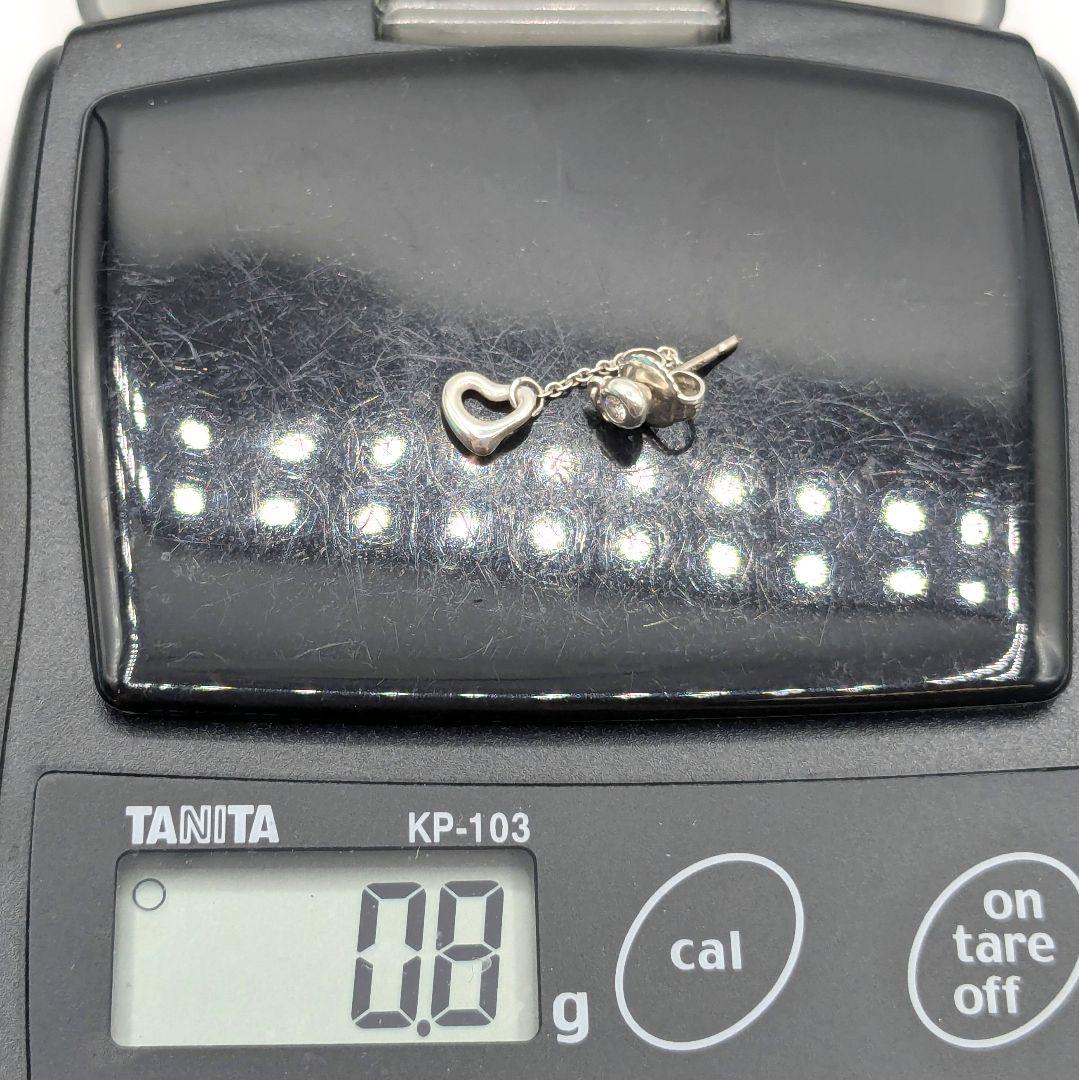 ティファニー オープンハート バイザヤード スウィング ピアス Ag925