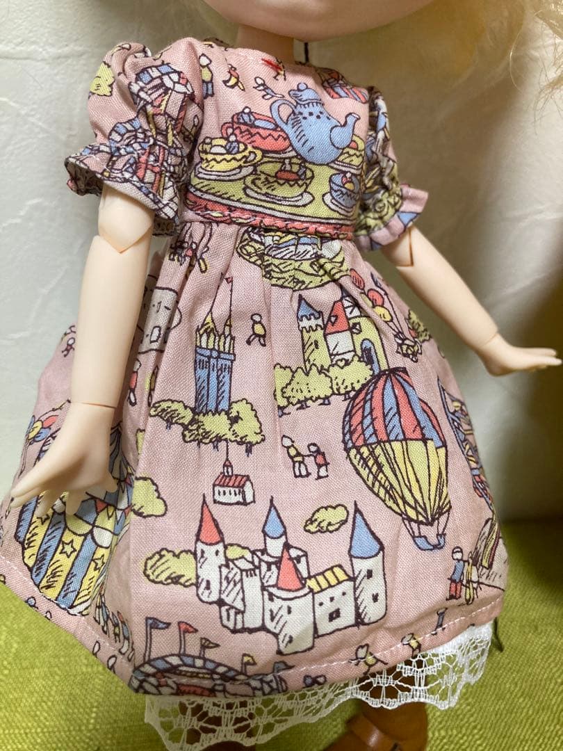 ☆ カスタムアイシードール ブライス ☆ アウトフィット ピンクティー