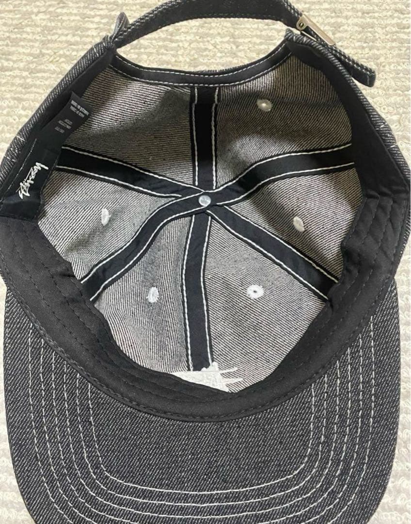 帽子 STUSSY Contrast Stitch Denim Strapback