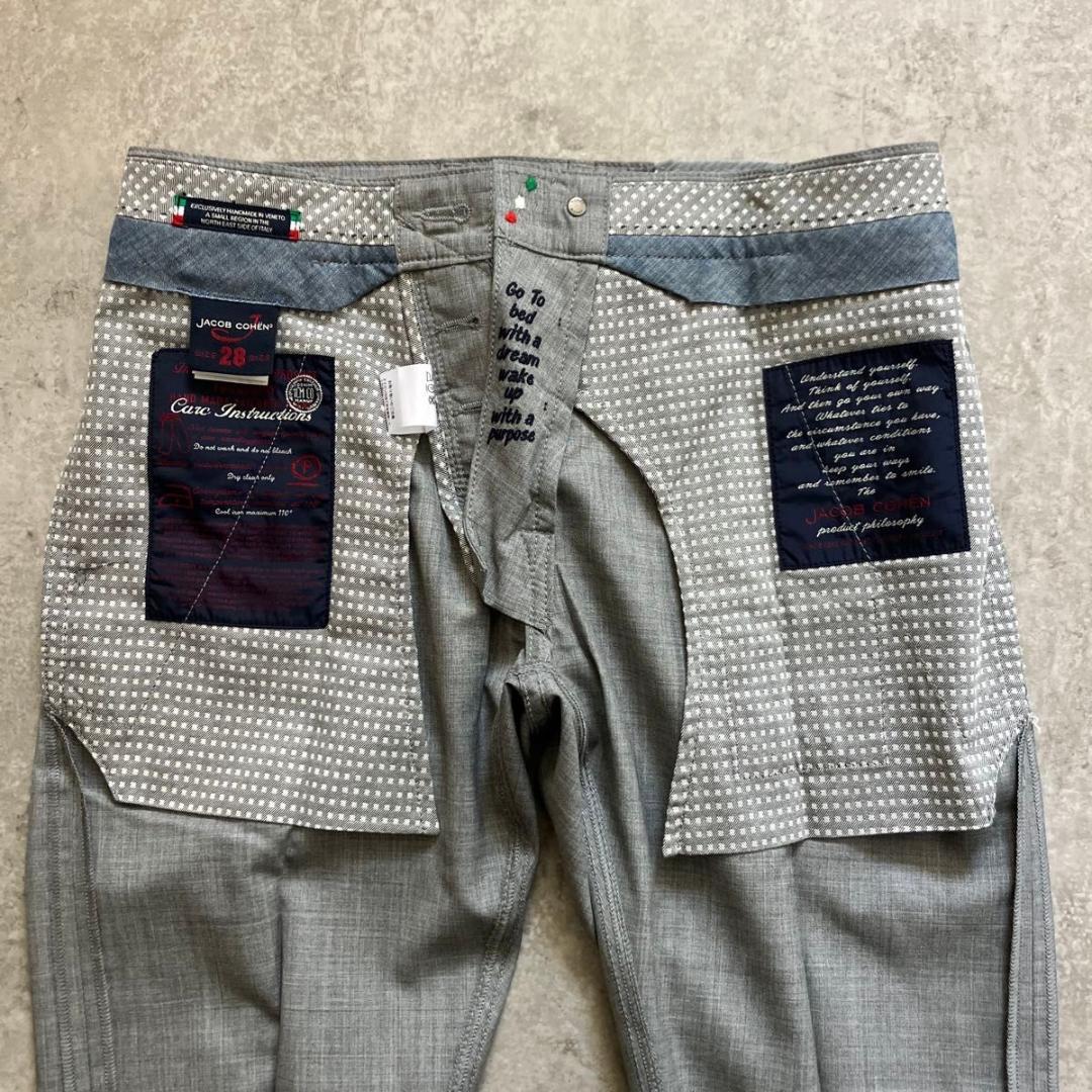 JACOB COHEN J666 WOOL 28 ヤコブコーエン パンツ グレー
