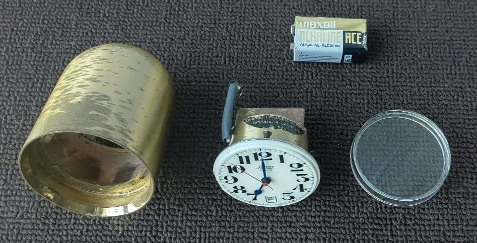 Lorenz Static(Gold) Richard Sapper 置時計