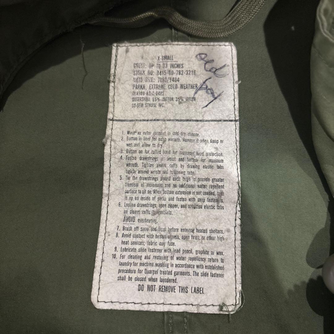 US ARMY 80's M65 fishtail parka モッズコート