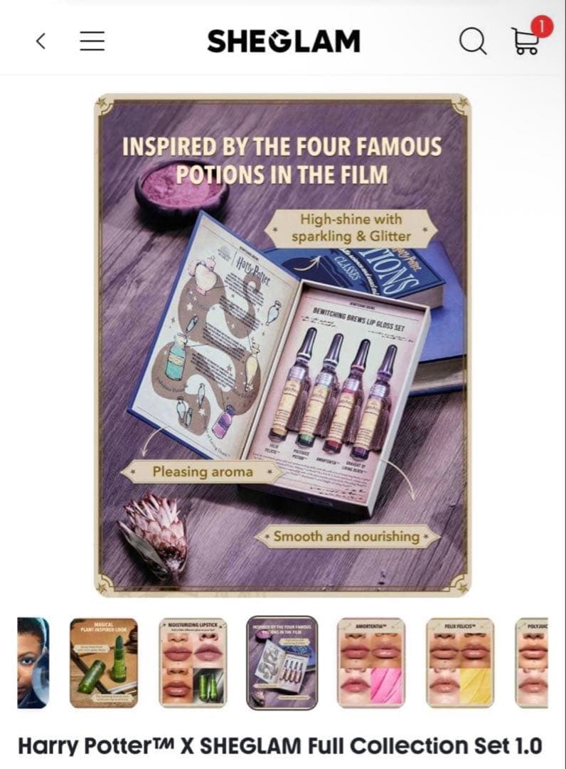 け*き様 ハリーポッター SHEGLAM 公式 フルコレクションセット 第一弾