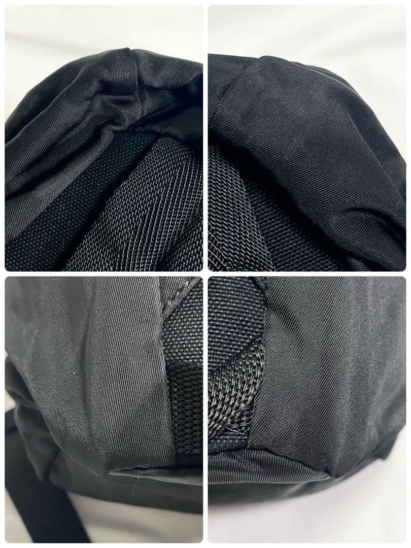 プラダ 三角ロゴ 金具よ ナイロン ブラック リュック バックパック 大容量 黒