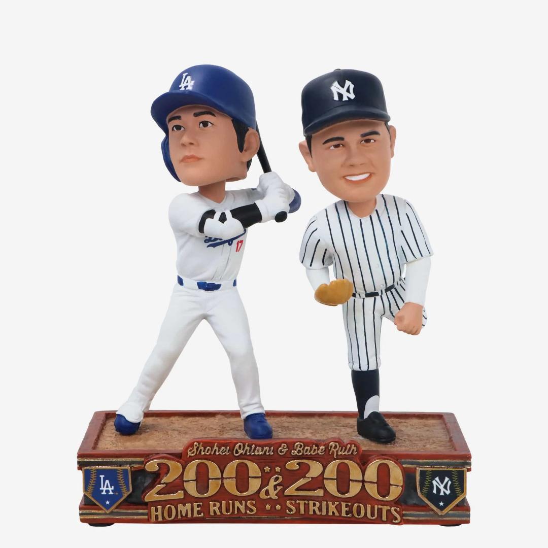 【大谷翔平/ベーブ・ルース/ボブルヘッド】200本塁打＆奪三振/200個限定