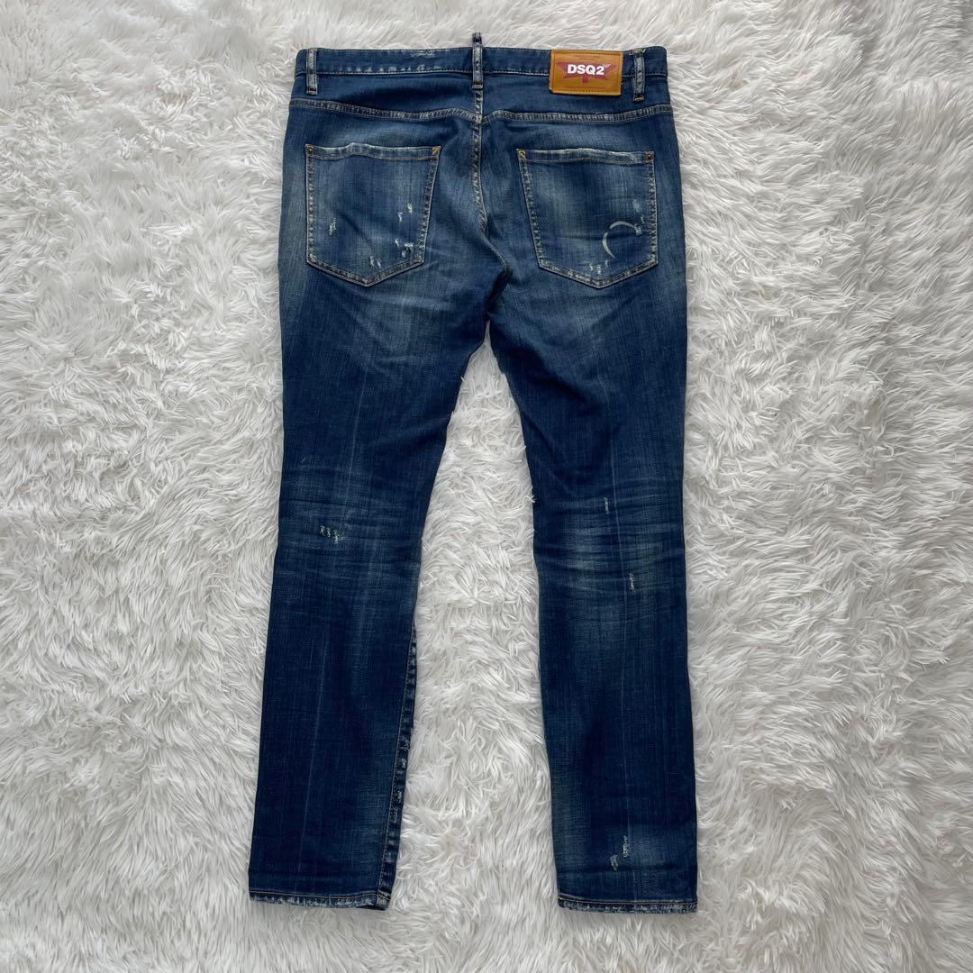希少 DSQUARED2 ダメージデニム skater jeans XL-2XL
