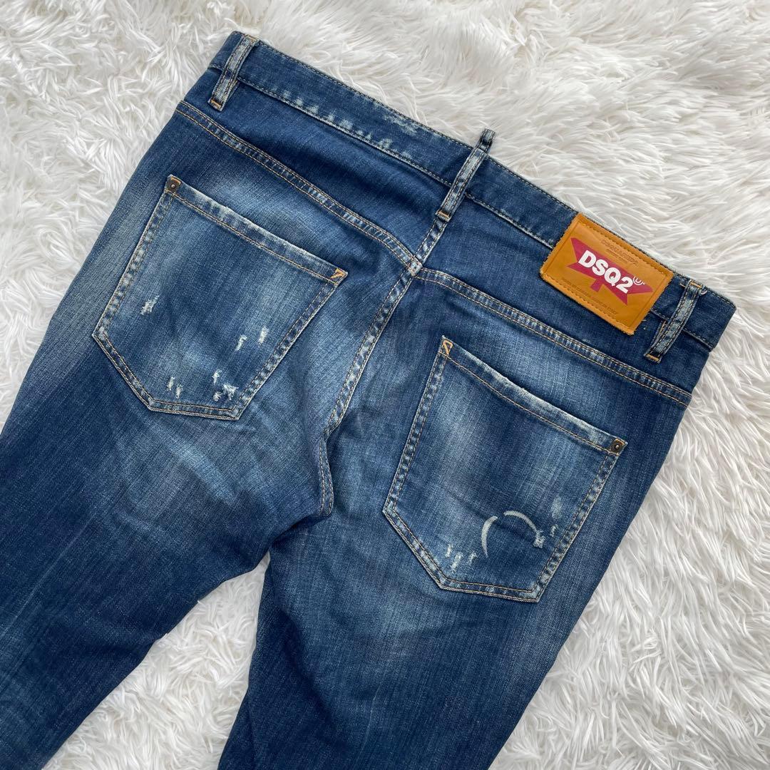 希少 DSQUARED2 ダメージデニム skater jeans XL-2XL
