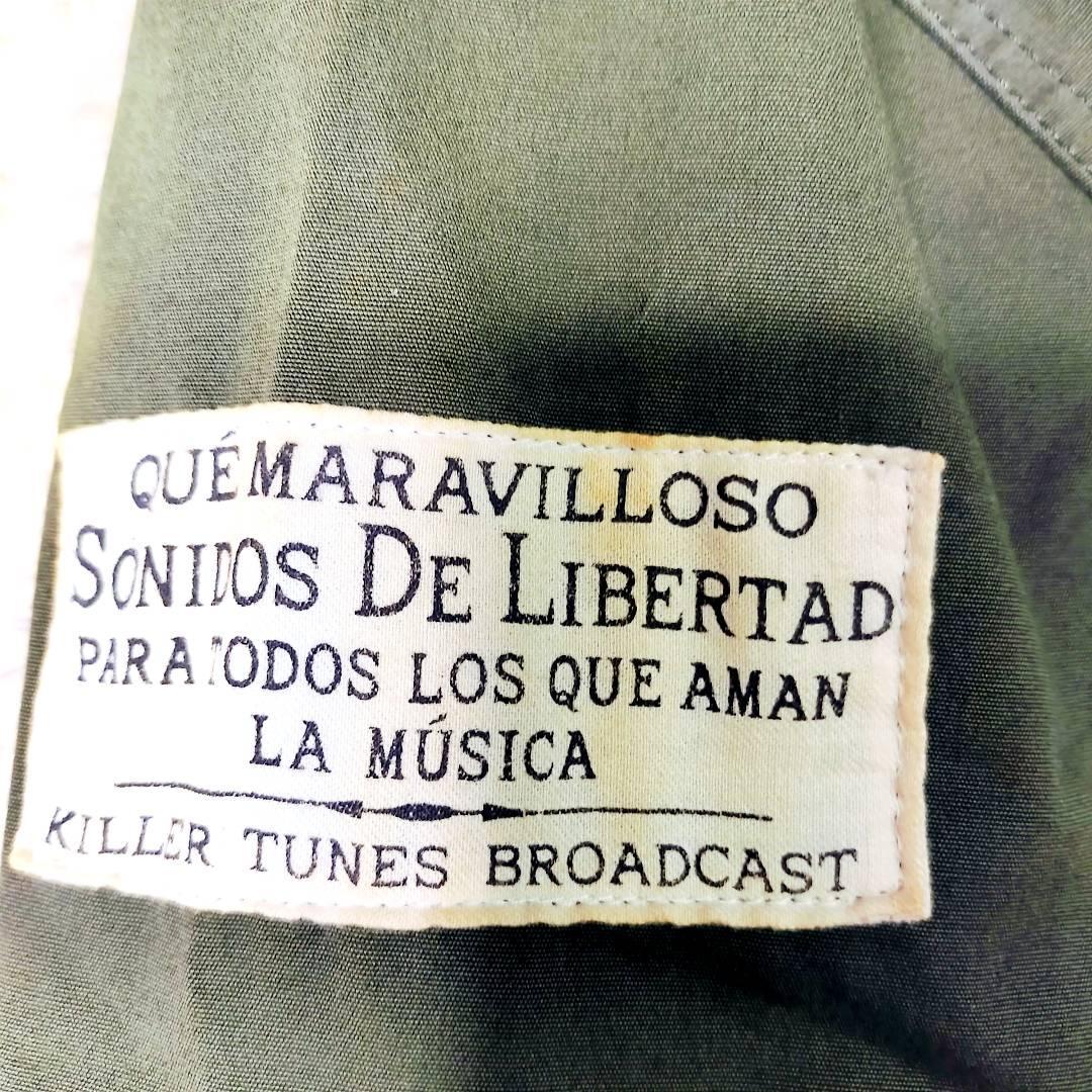 希少❣バックプリント無地✨️ワコマリア M-51 モッズコート レオパード裏地