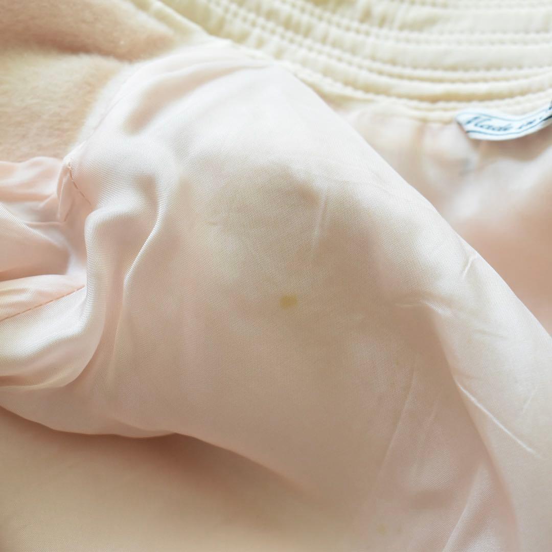 Gianni Versace ウールシルク 起毛オーバーサイズコート 淡色 38