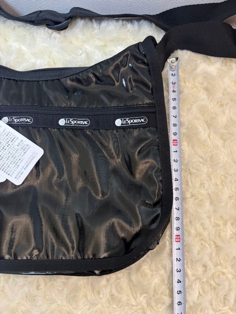 【LeSportsac】レスポートサック新品ブラック ショルダーバッグ ポーチ付