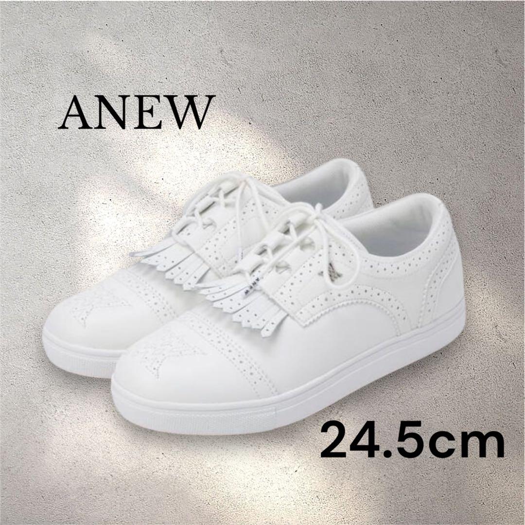 新品タグ付き❤️ゴルフシューズ⭐️ANEWゴルフ ❤️24.5cm