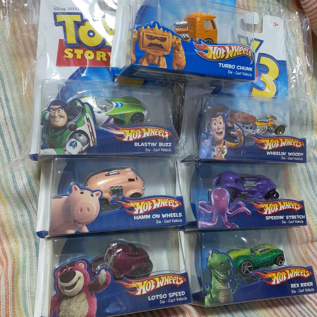 激レア！トイ・ストーリー3☆ホットウィール7点セット☆新品☆アメトイ☆ミニカー