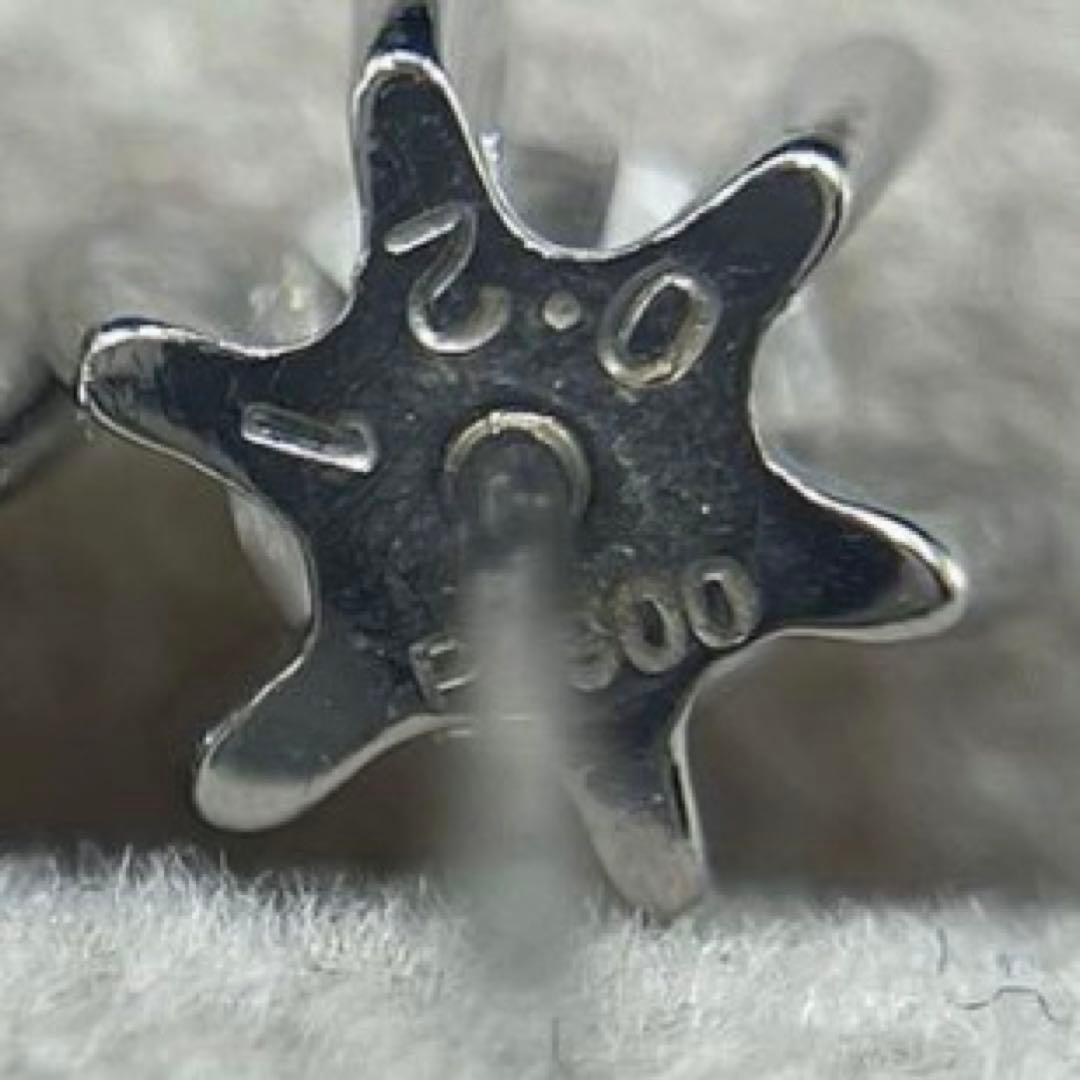 プラチナ900ダイヤモンドピアス　片耳の出品です0.21ct