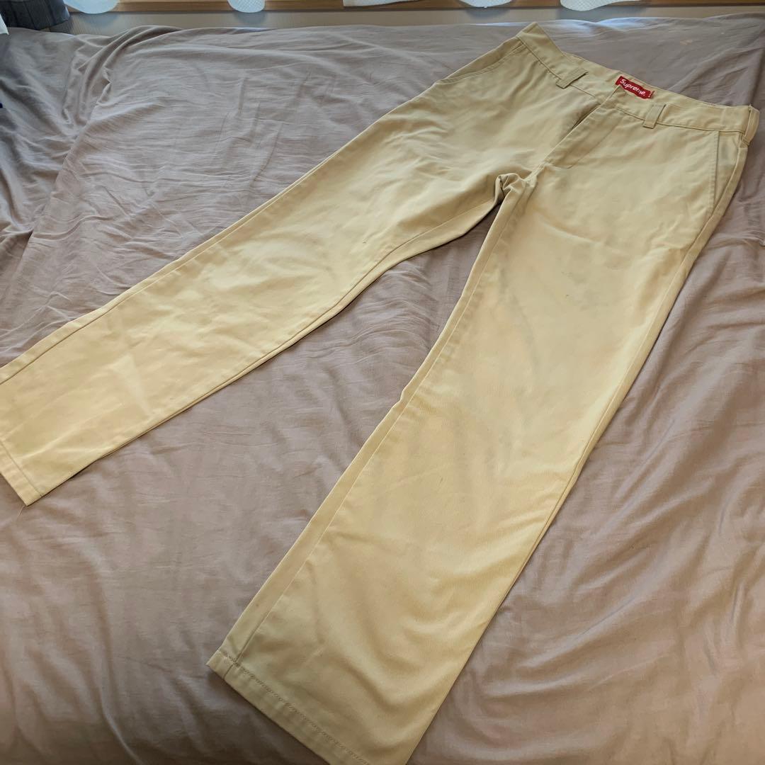 Supreme ベージュ チノパン 30