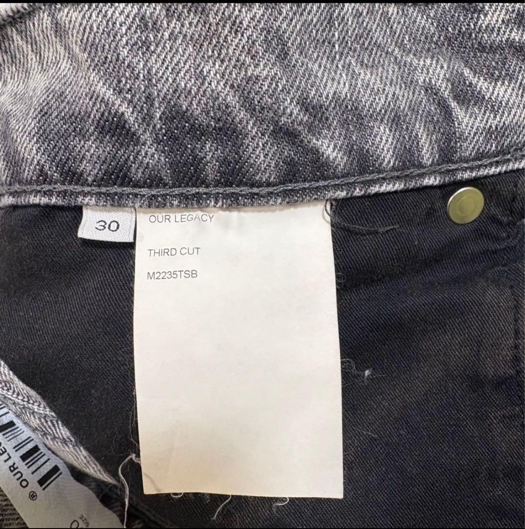 【美品】Our Legacy☆デニム☆30☆グレー