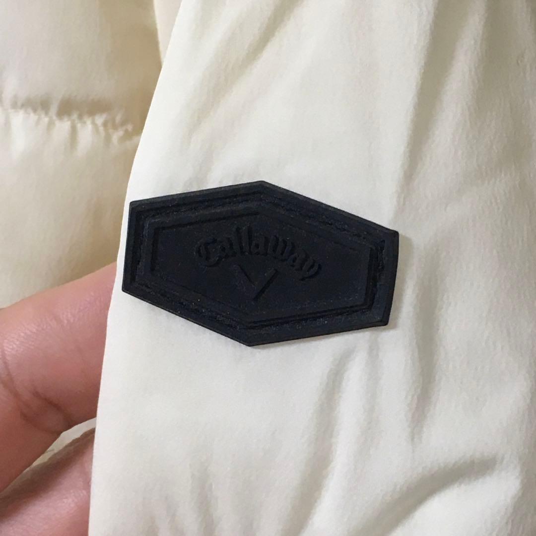 美品　キャロウェイ　ゴルフ　ノーカラー　ダウン　３L　callaway golf