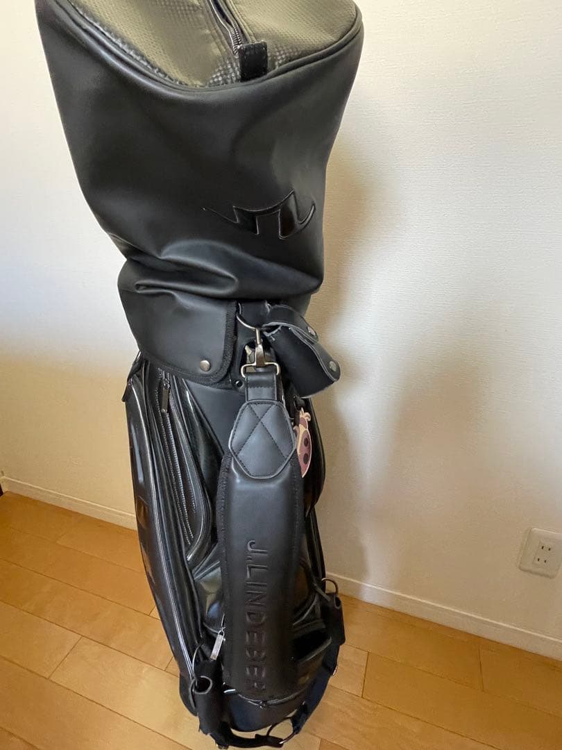 J.Lindeberg ブラック ゴルフバッグ
